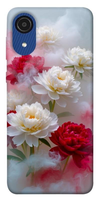 Чехол itsPrint Red and white smoke для Samsung Galaxy A03 Core, цветы, купить оптом с доставкой