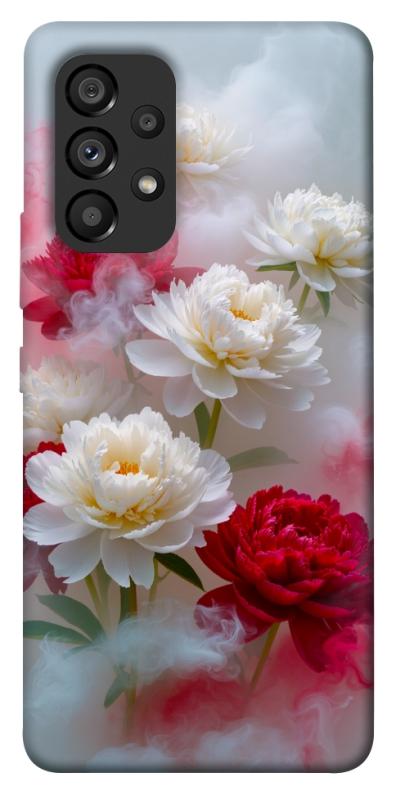 Чехол itsPrint Red and white smoke для Samsung Galaxy A53 5G, цветы, купить оптом с доставкой