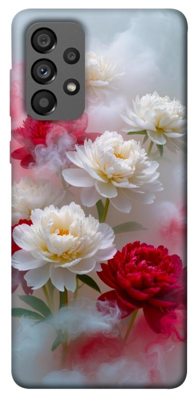 Чехол itsPrint Red and white smoke для Samsung Galaxy A73 5G, цветы, купить оптом с доставкой