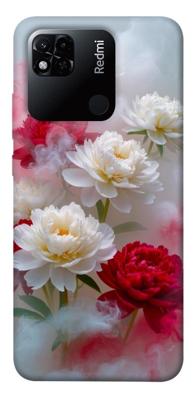 Чехол itsPrint Red and white smoke для Xiaomi Redmi 10A, цветы, купить оптом с доставкой