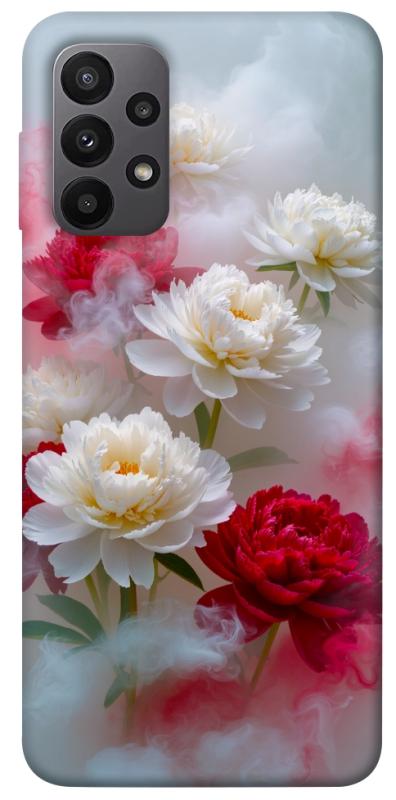 Чехол itsPrint Red and white smoke для Samsung Galaxy A23 4G, цветы, купить оптом с доставкой