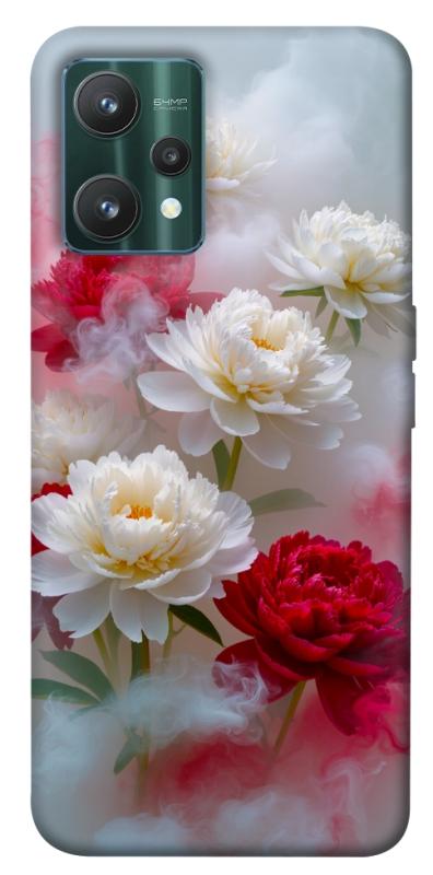 Чехол itsPrint Red and white smoke для Realme 9 Pro, цветы, купить оптом с доставкой