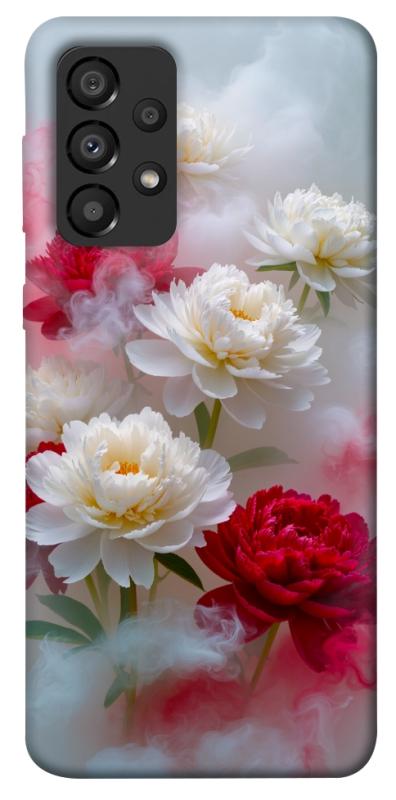 Чехол itsPrint Red and white smoke для Samsung Galaxy A33 5G, цветы, купить оптом с доставкой