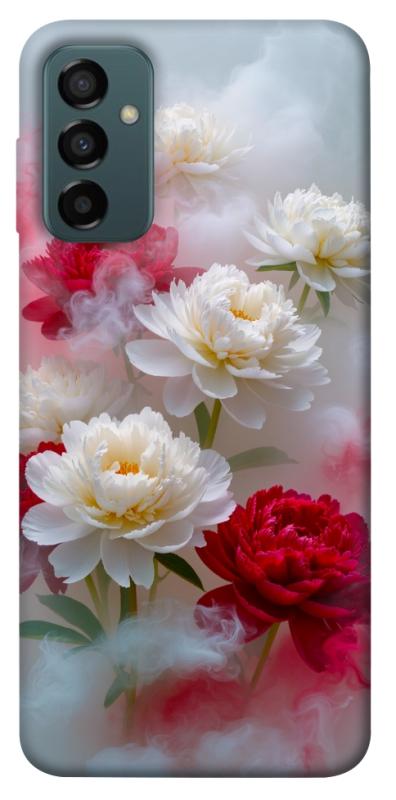 Чехол itsPrint Red and white smoke для Samsung Galaxy M23 5G, цветы, купить оптом с доставкой