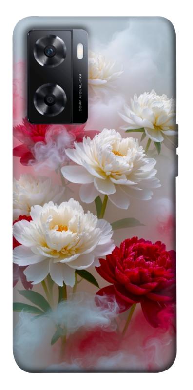 Чехол itsPrint Red and white smoke для OnePlus Nord N20 SE, цветы, купить оптом с доставкой