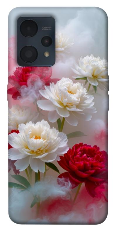 Чехол itsPrint Red and white smoke для Realme 9 4G / 9 Pro+, цветы, купить оптом с доставкой