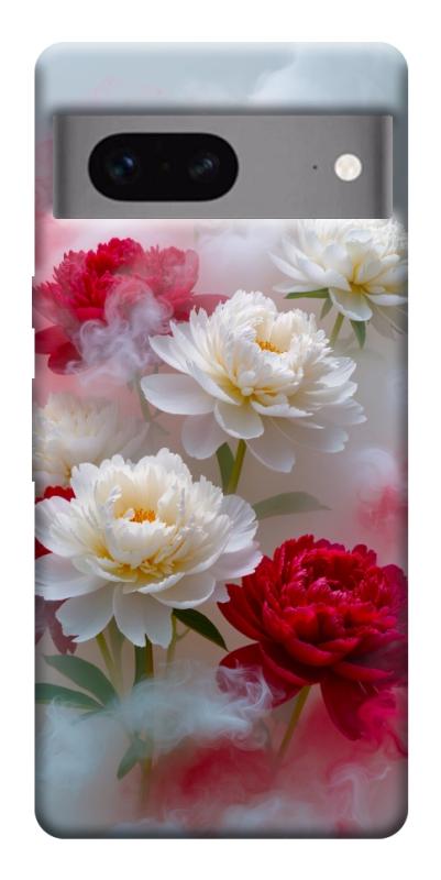 Чехол itsPrint Red and white smoke для Google Pixel 7, цветы, купить оптом с доставкой