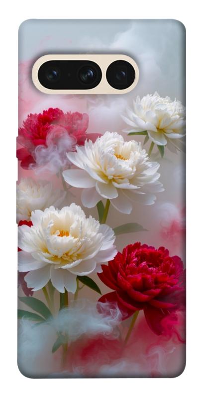 Чехол itsPrint Red and white smoke для Google Pixel 7 Pro, цветы, купить оптом с доставкой