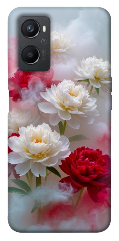 Чехол itsPrint Red and white smoke для Oppo A96, цветы, купить оптом с доставкой