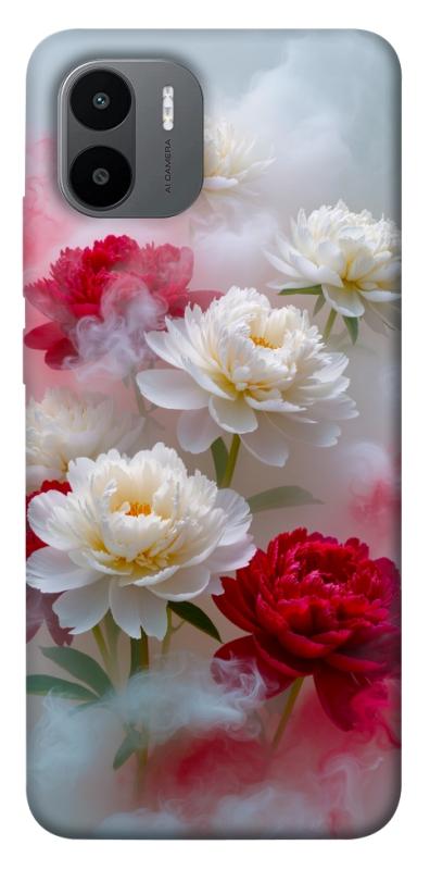 Чехол itsPrint Red and white smoke для Xiaomi Redmi A1 / A2, цветы, купить оптом с доставкой