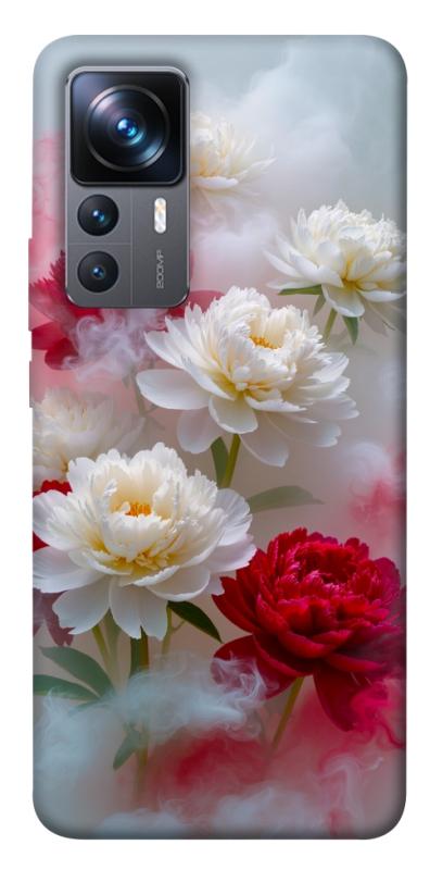 Чехол itsPrint Red and white smoke для Xiaomi 12T / 12T Pro, цветы, купить оптом с доставкой