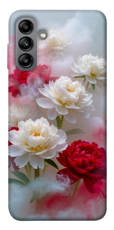 Чехол itsPrint Red and white smoke для Samsung Galaxy A04s, цветы, купить оптом с доставкой
