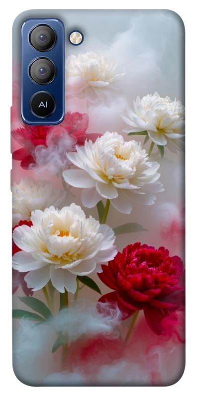 Чехол itsPrint Red and white smoke для TECNO Pop 5 LTE, цветы, купить оптом с доставкой