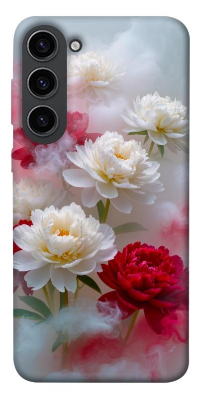 Чехол itsPrint Red and white smoke для Samsung Galaxy S23, цветы, купить оптом с доставкой