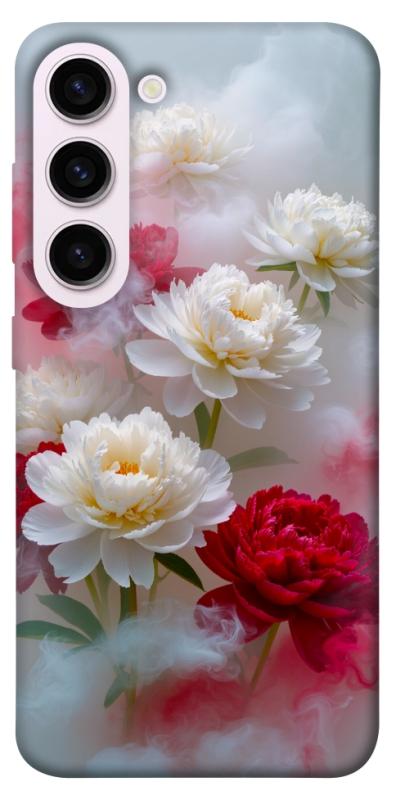 Чехол itsPrint Red and white smoke для Samsung Galaxy S23+, цветы, купить оптом с доставкой