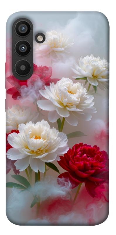 Чехол itsPrint Red and white smoke для Samsung Galaxy A34 5G, цветы, купить оптом с доставкой