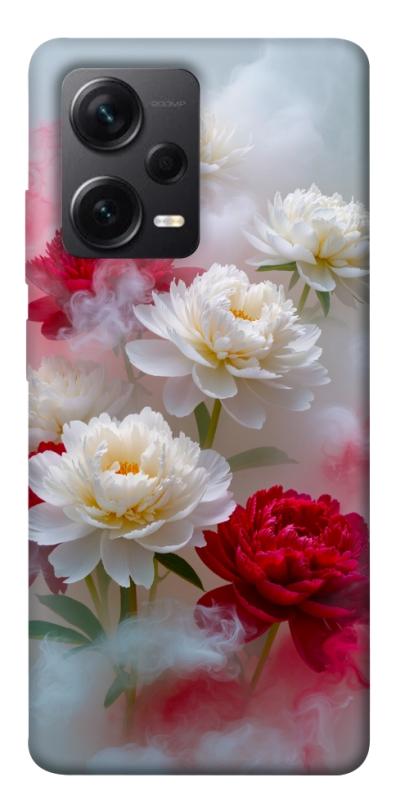 Чехол itsPrint Red and white smoke для Xiaomi Redmi Note 12 Pro+ 5G, цветы, купить оптом с доставкой