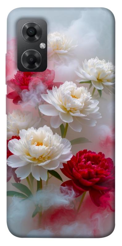 Чехол itsPrint Red and white smoke для Xiaomi Redmi Note 11R, цветы, купить оптом с доставкой