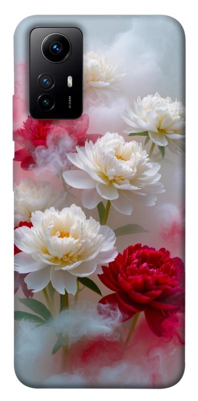 Чехол itsPrint Red and white smoke для Xiaomi Redmi Note 12S, цветы, купить оптом с доставкой