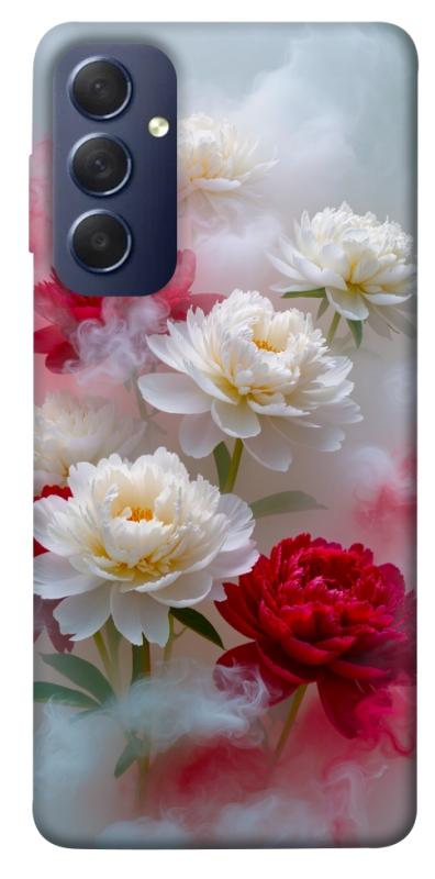 Чехол itsPrint Red and white smoke для Samsung Galaxy M54 5G, цветы, купить оптом с доставкой