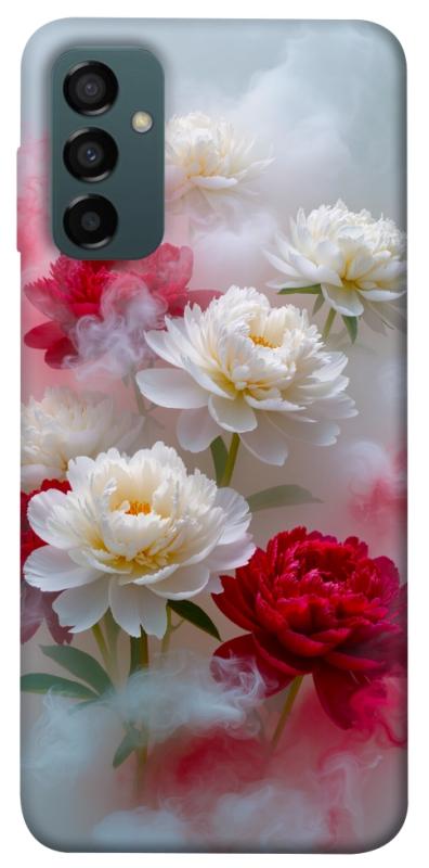Чехол itsPrint Red and white smoke для Samsung Galaxy M34 5G, цветы, купить оптом с доставкой