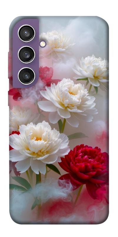Чехол itsPrint Red and white smoke для Samsung Galaxy S23 FE, цветы, купить оптом с доставкой