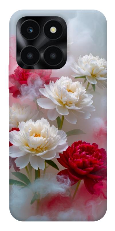 Чехол itsPrint Red and white smoke для Huawei Honor X6a, цветы, купить оптом с доставкой