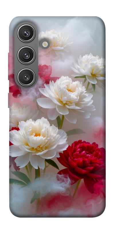 Чехол itsPrint Red and white smoke для Samsung Galaxy S24, цветы, купить оптом с доставкой