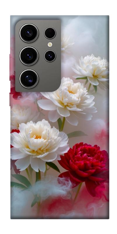 Чехол itsPrint Red and white smoke для Samsung Galaxy S24 Ultra, цветы, купить оптом с доставкой
