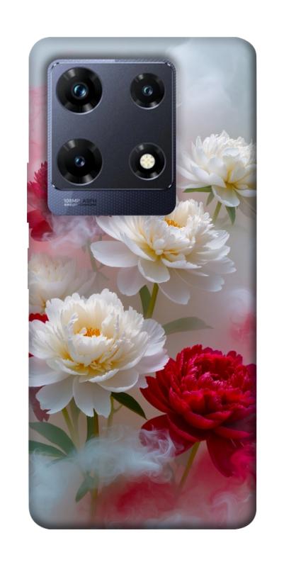 Чехол itsPrint Red and white smoke для Infinix Note 30 Pro, цветы, купить оптом с доставкой