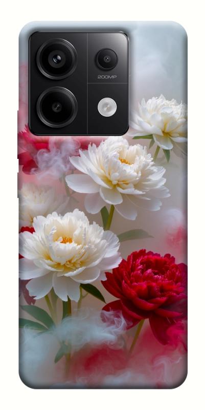 Чехол itsPrint Red and white smoke для Xiaomi Redmi Note 13 Pro 4G, цветы, купить оптом с доставкой