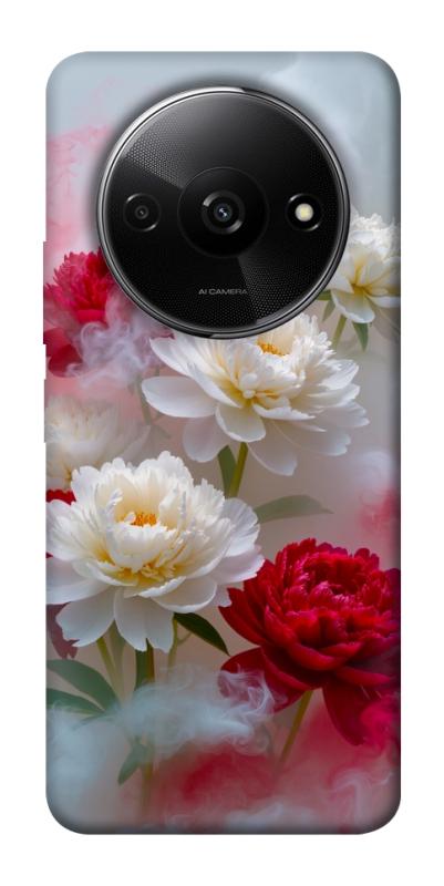 Чехол itsPrint Red and white smoke для Xiaomi Redmi A3, цветы, купить оптом с доставкой