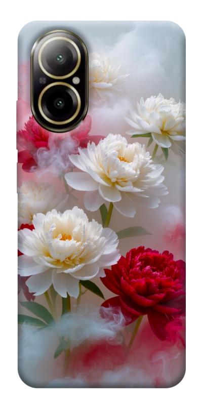 Чохол itsPrint Red and white smoke для Realme C67 4G, квіти, купити оптом з доставкою