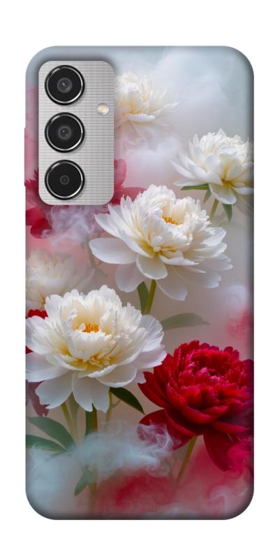 Чехол itsPrint Red and white smoke для Samsung Galaxy M35 5G, цветы, купить оптом с доставкой