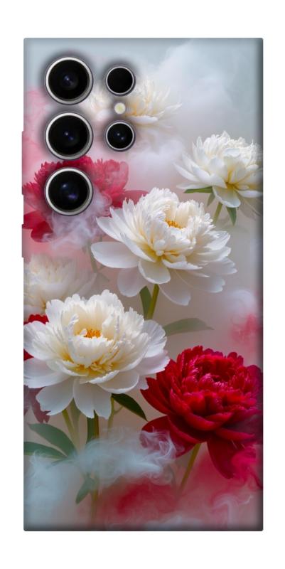 Чехол itsPrint Red and white smoke для Samsung Galaxy S25 Ultra, цветы, купить оптом с доставкой