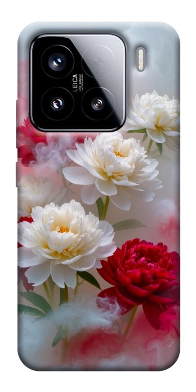 Чехол itsPrint Red and white smoke для Xiaomi 15, цветы, купить оптом с доставкой