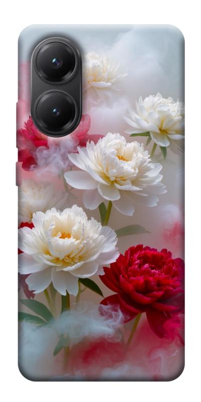 Чехол itsPrint Red and white smoke для Xiaomi Poco X7 Pro, цветы, купить оптом с доставкой