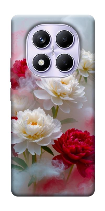 Чехол itsPrint Red and white smoke для Xiaomi Poco X7, цветы, купить оптом с доставкой