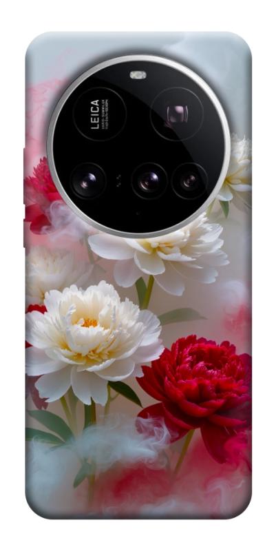 Чехол itsPrint Red and white smoke для Xiaomi 15 Ultra, цветы, купить оптом с доставкой