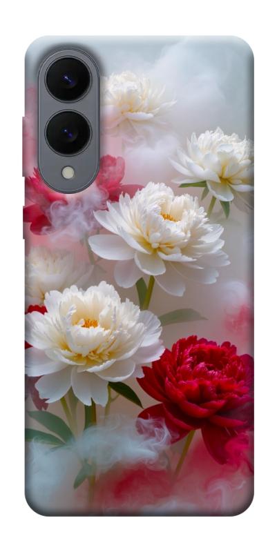 Чехол itsPrint Red and white smoke для Samsung Galaxy S25 Edge, цветы, купить оптом с доставкой
