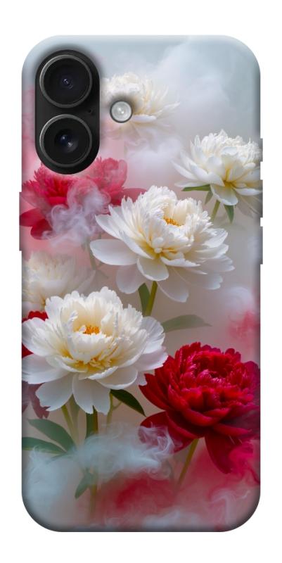 Чехол itsPrint Red and white smoke для Apple iPhone 17 (6.3"), цветы, купить оптом с доставкой
