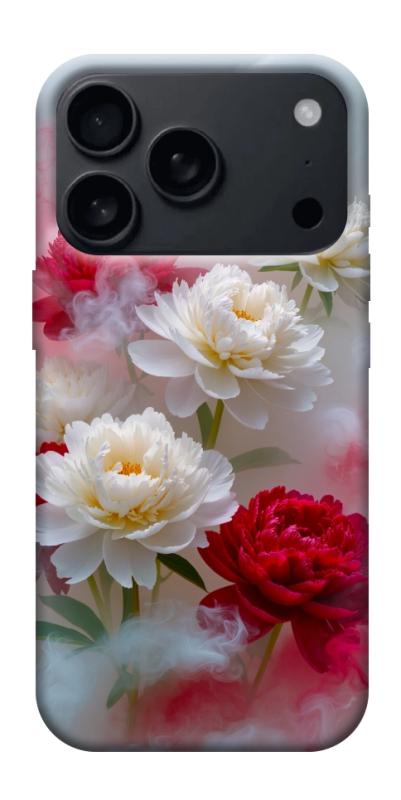 Чехол itsPrint Red and white smoke для Apple iPhone 17 Pro (6.3"), цветы, купить оптом с доставкой