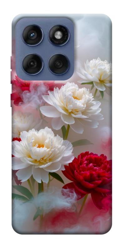 Чехол itsPrint Red and white smoke для Motorola Edge 60 Fusion, цветы, купить оптом с доставкой