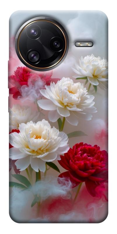 Чехол itsPrint Red and white smoke для Xiaomi Poco F7, цветы, купить оптом с доставкой