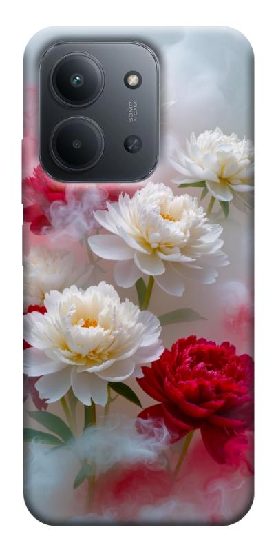 Чехол itsPrint Red and white smoke для Xiaomi Redmi 15C (EU), цветы, купить оптом с доставкой