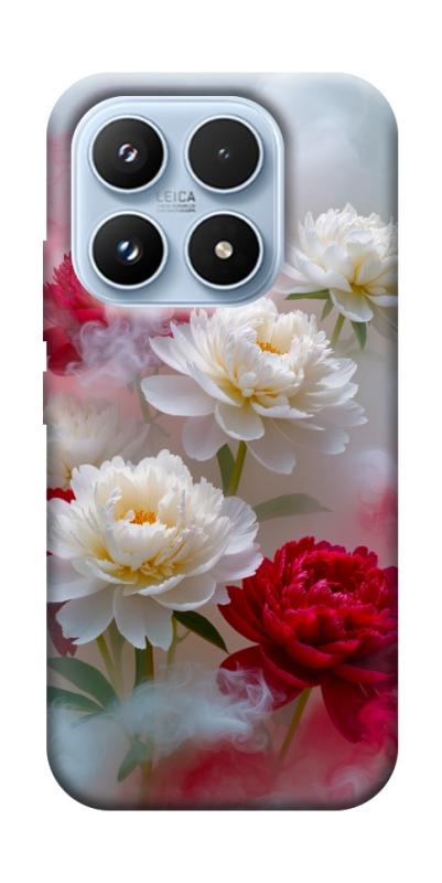 Чехол itsPrint Red and white smoke для Xiaomi 17 Pro, цветы, купить оптом с доставкой