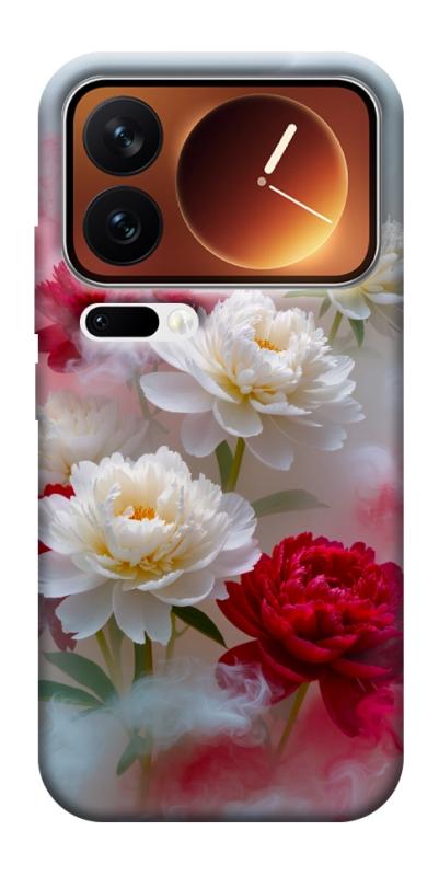 Чехол itsPrint Red and white smoke для Xiaomi 17 Pro Max, цветы, купить оптом с доставкой