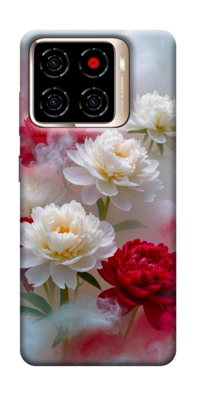 Чехол itsPrint Red and white smoke для ZTE Blade A56, цветы, купить оптом с доставкой