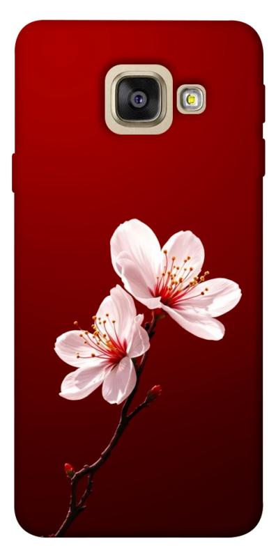 Чехол itsPrint Sakura red для Samsung A520 Galaxy A5 (2017), цветы, купить оптом с доставкой