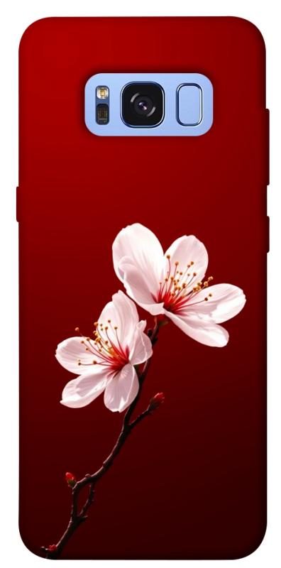 Чехол itsPrint Sakura red для Samsung G950 Galaxy S8, цветы, купить оптом с доставкой